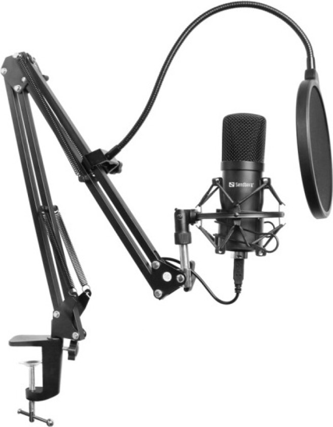 Streamer Mikrofonsett - Svart