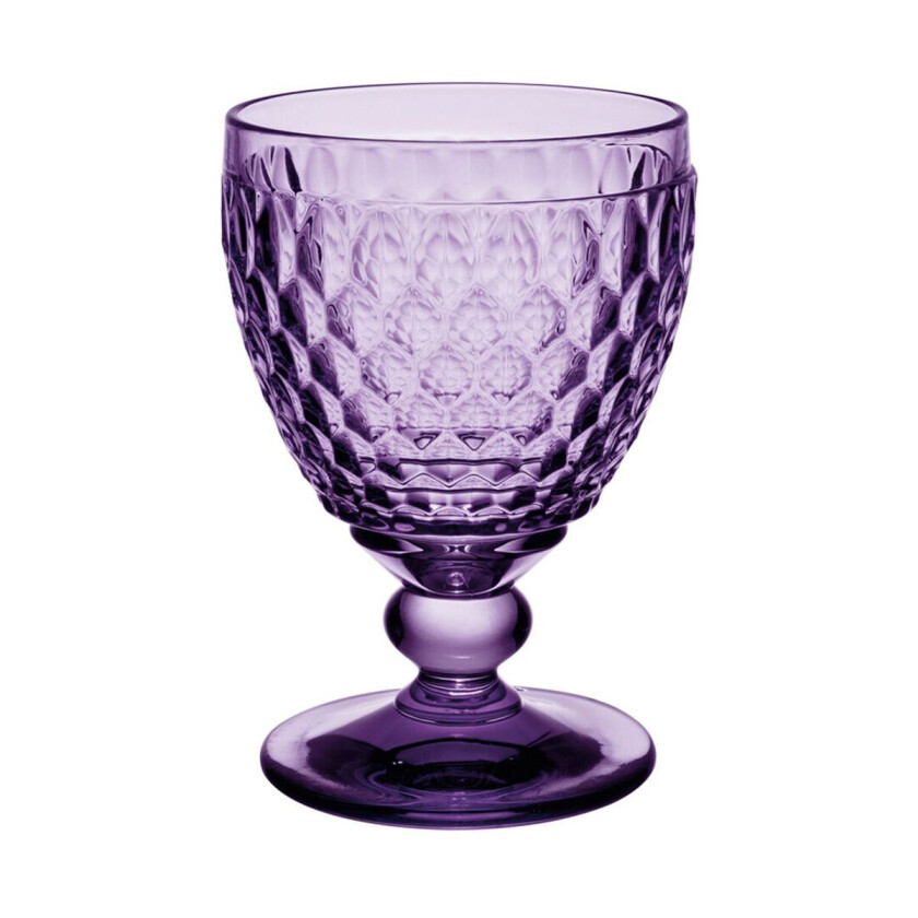Boston vannglass på fot 25 cl Lavendel