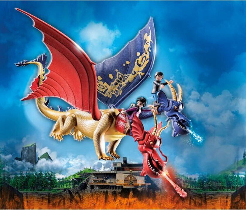 Bilde av Playmobil Drager: Nine Realms - Wu Og Wei Med Jun Playmobil How To Train Your Dragon 71080