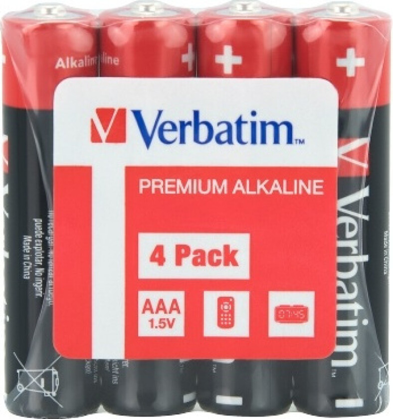 Aaa Batterier - 4-Pakke