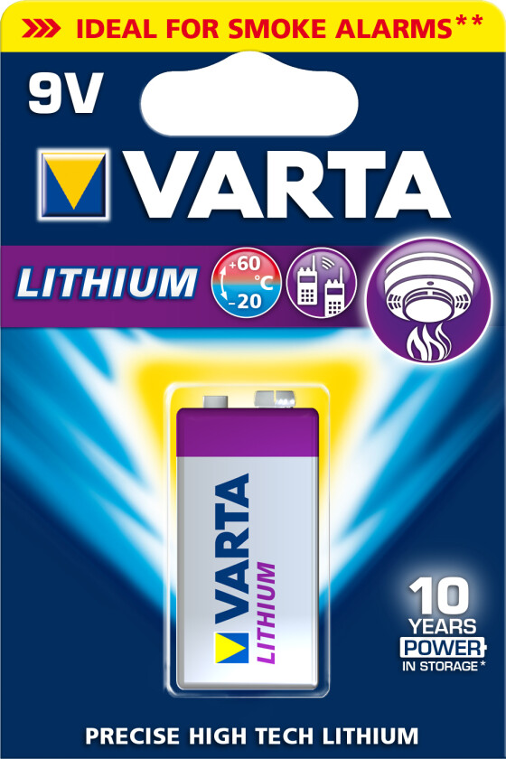 Batteri Ultra Lithium 9V - 6208537