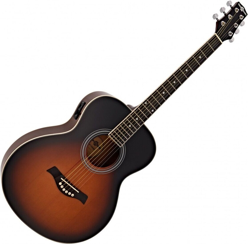 Gear4Music Concert Electro-Acoustic Guitar by Gear4music Vintage Sunburst
