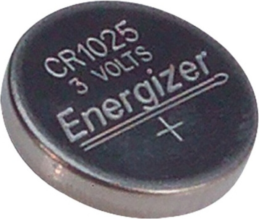 Lithium Knappecellebatteri CR1025, 3 V