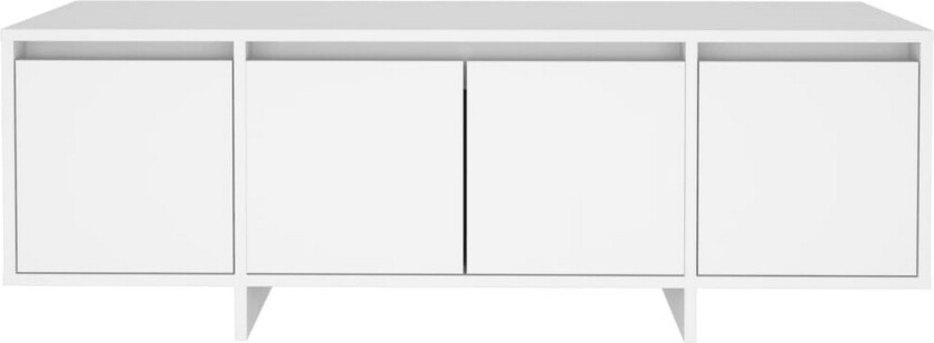 TV-benk hvit 120x30x40,5 cm sponplate