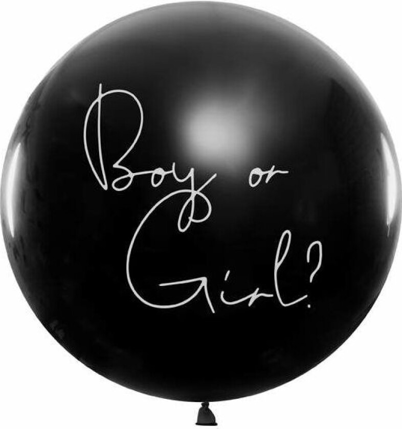 Gender Reveal Ballong 1 m, Fylt Rosa
