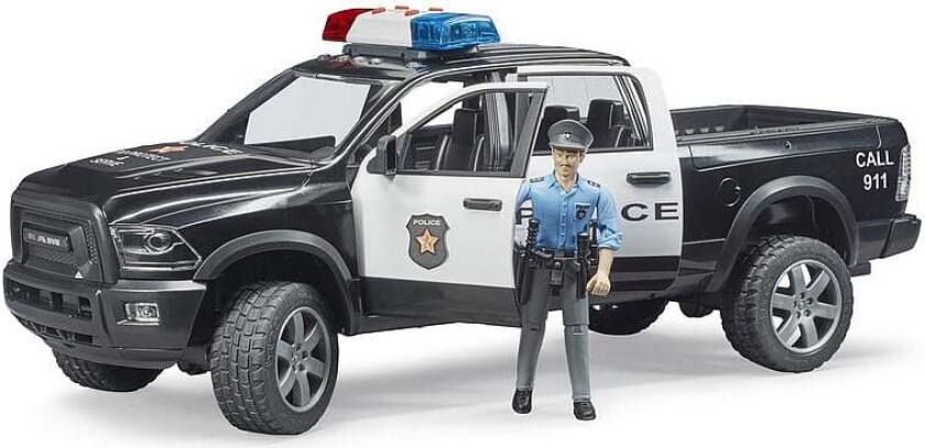 Politi Pickup Og Politimann Kjøretøy 2505