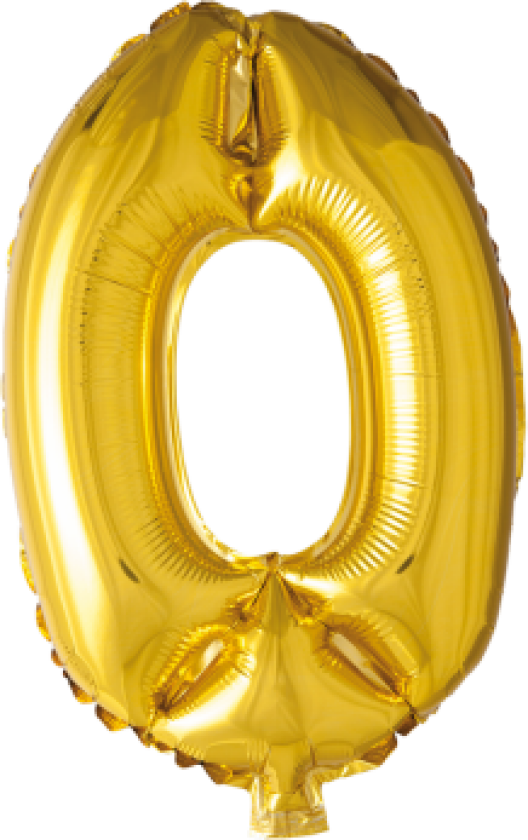 Folie Ballong Gull 41 Cm - Tallet 0