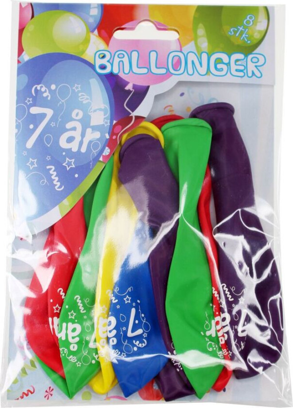 Ballonger 8-Pakning - 7 År
