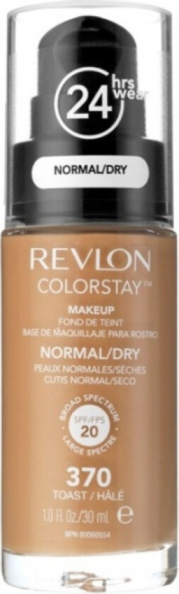 Colorstay Foundation Normal/Dry - 370 Toast 30 ml