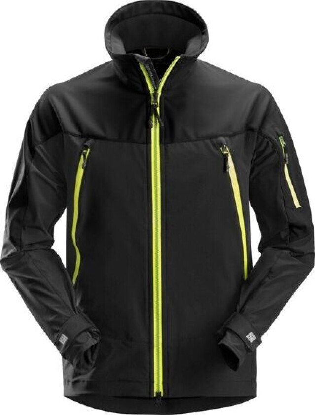 Snickers softshelljakke 1940 sort str S stretch