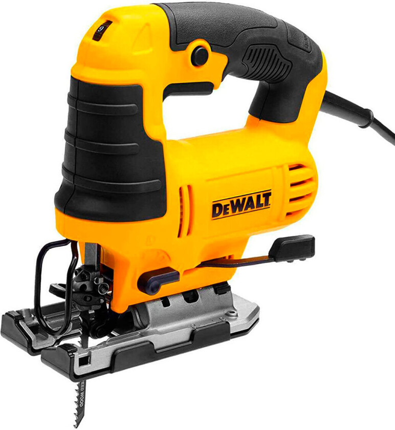 Bilde av Dewalt Stikksag 230v, 650w Motor. Pendelfunskjon,  Gjæring 0-45°, Variabel Hastighet, Antiripe Såle.