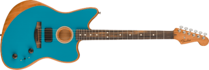Acoustasonic Jazzmaster Ocean Turquoise