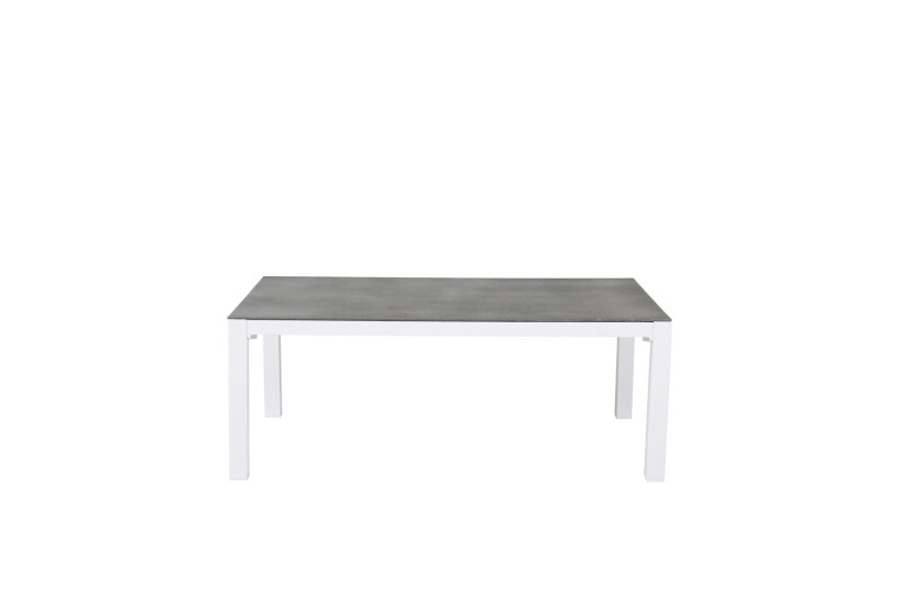 Copacabana sofabord hvit, glass.