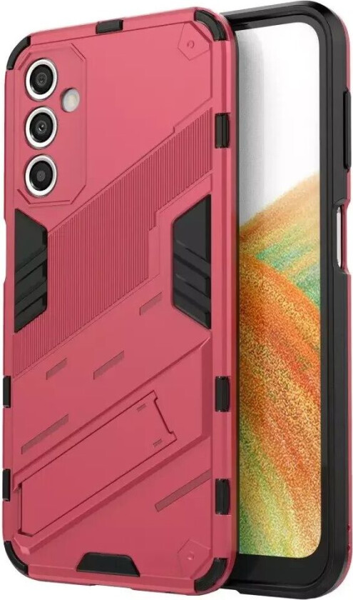 Samsung Galaxy A24 Hybrid Håndverker Deksel Med Kickstand - Rosa
