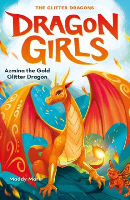 Azmina the Gold Glitter Dragon av Maddy Mara