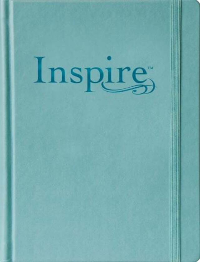 NLT Inspire Bible Large Print, Tranquil Blue av Tyndale Christian Art