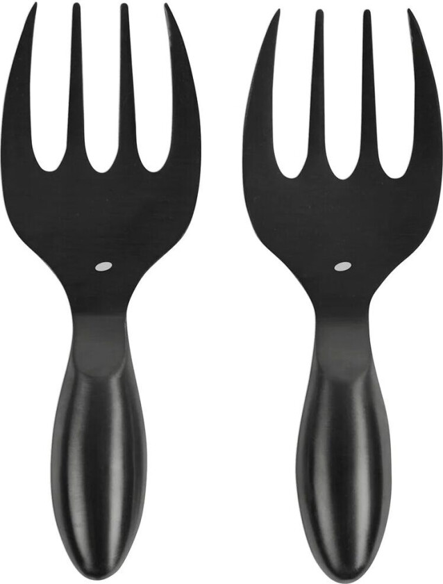 Bilde av Insalata salatbestikk 2 deler Svart