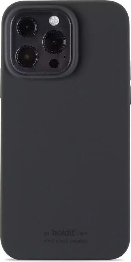 Holdit iPhone 13 Pro Soft Touch Silikon Deksel - Black
