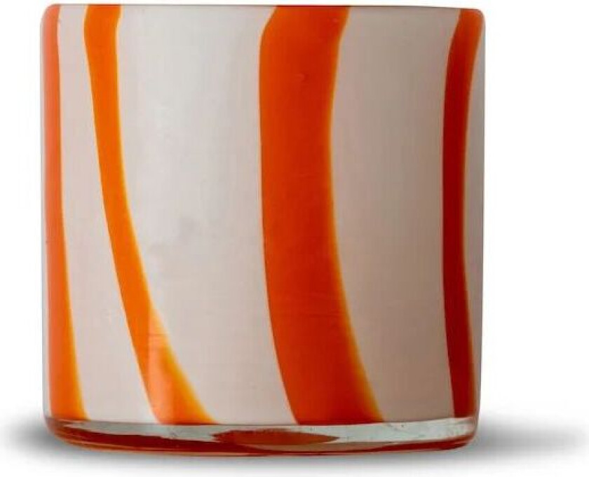 Calore telysholder XS Ø 10 cm Orange-white