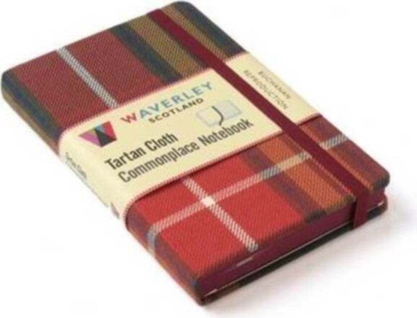 Waverley (M): Buchanan Tartan Cloth Commonplace Notebook