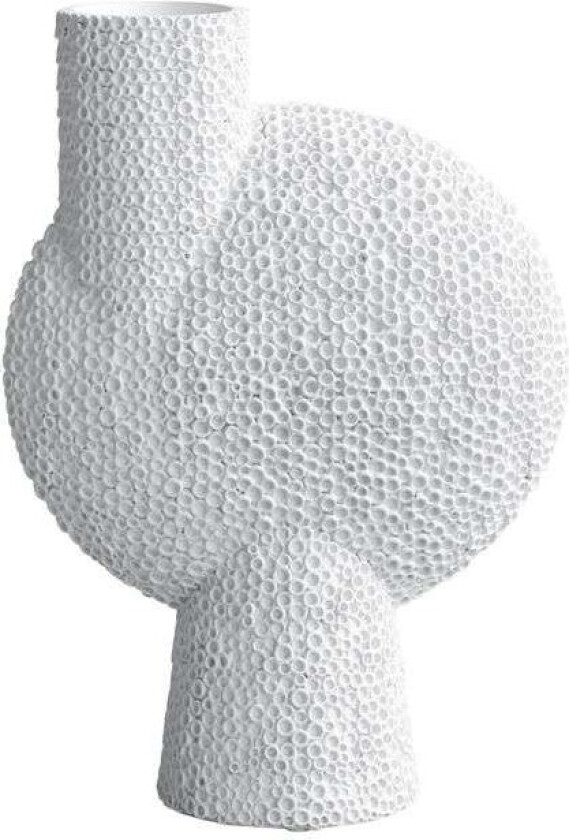 Sphere vase Bubl Shisen big 44 cm Bone White