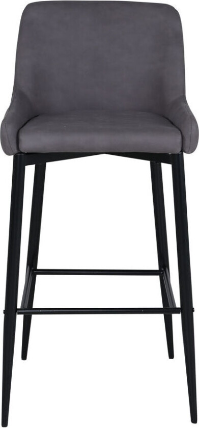 Plaza barstol velour grå.