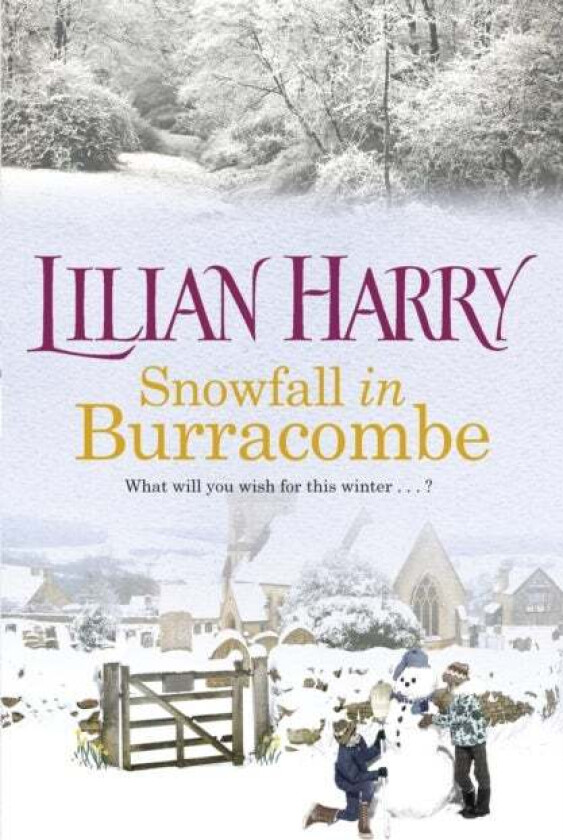 Snowfall in Burracombe av Lilian Harry