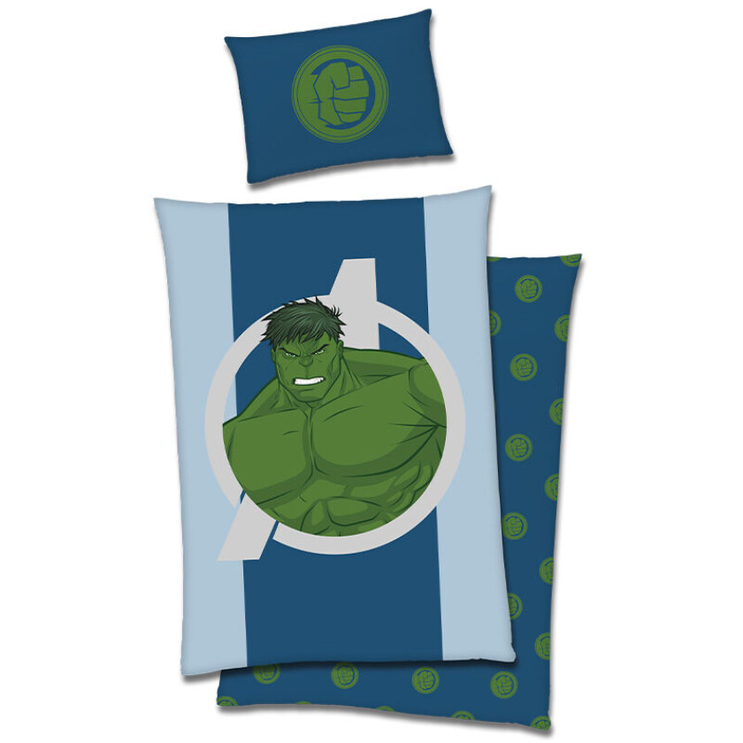 Marvel Sengesett 140x200/50x70 Cm - Hulken