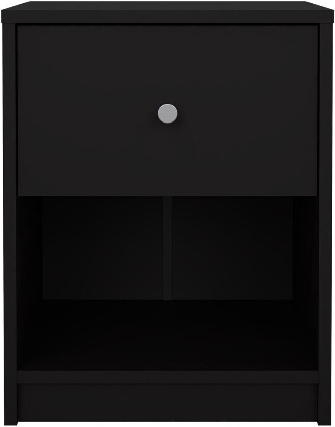 Maria nattbord 1 skuffe og 1 rom svart.