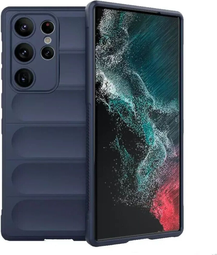 Samsung Galaxy S23 Ultra Fleksibelt Plastdeksel - Mørke Blå