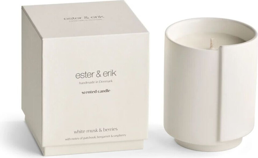 ester & erik duftlys White musk & berries