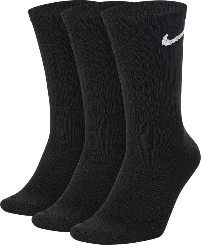 Everyday Lightweight 3-Pack Training Socks Black/White L (42-46)