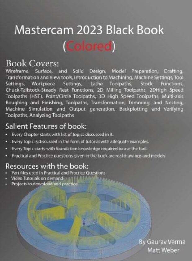 Mastercam 2023 Black Book av Gaurav Verma, Matt Weber