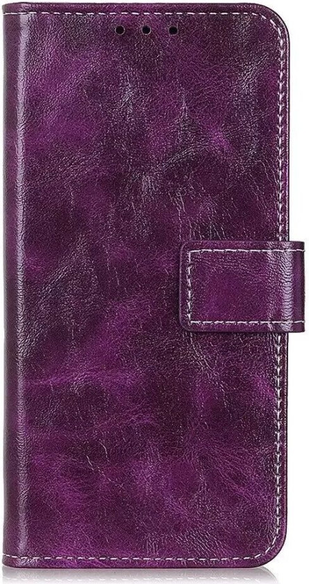 Samsung Galaxy S21 Flipdeksel I Møytral Lær med Lommebok - Lilla