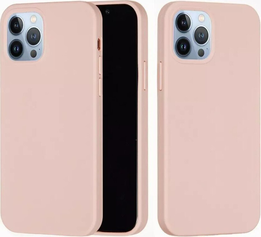 iPhone 15 Pro Silikon Deksel - Rosa