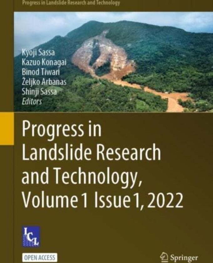 Progress in Landslide Research and Technology, Volume 1 Issue 1, 2022
