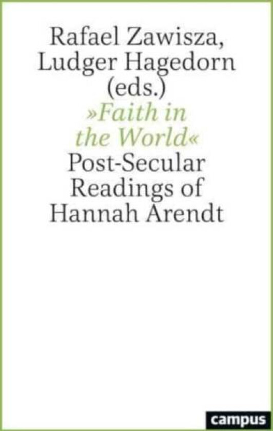 Faith in the World av Ludger Hagedorn, Rafael Zawisza