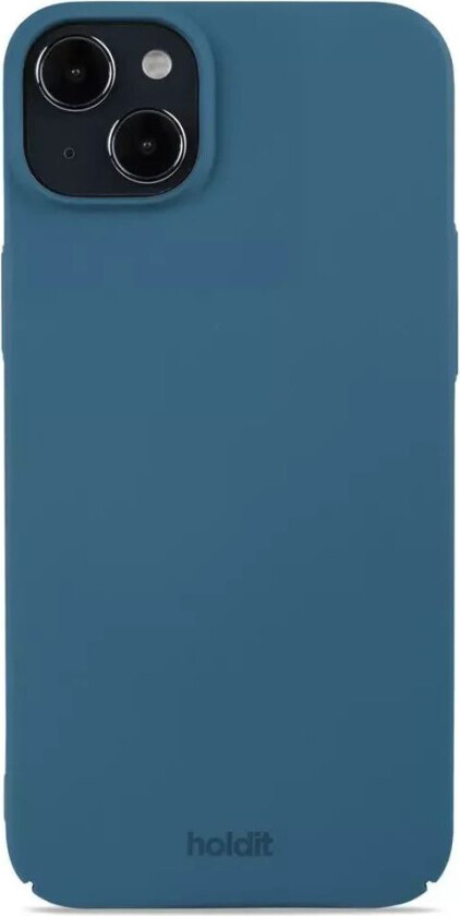 Holdit iPhone 15 Plus Slim Plast Deksel - Denim Blue