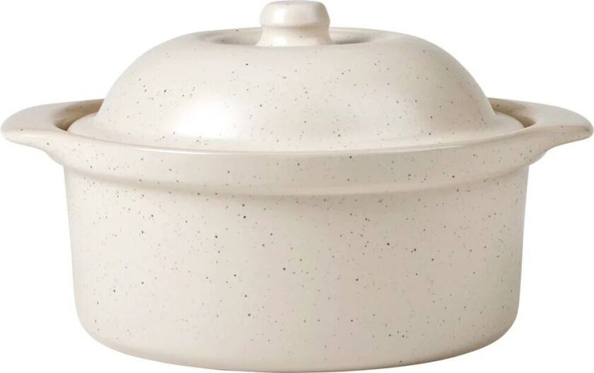 Vig ovnfast form med lokk 20,5x24 cm Beige