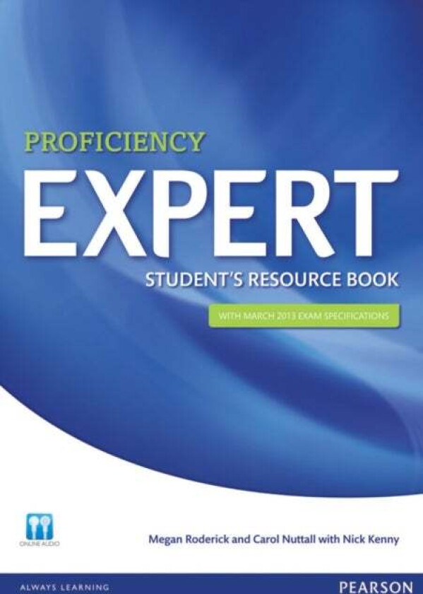Expert Proficiency Student's Resource Book with Key av Megan Roderick, Carol Nuttall, Nick Kenny