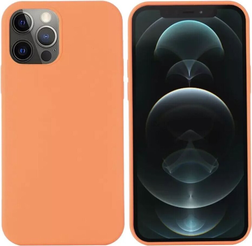 iPhone 12 / 12 Pro Silikondeksel Oransje MagSafe