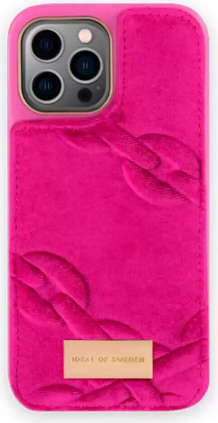 iDeal Of Sweden iPhone 13 Pro Max / 12 Pro Max Fashion Deksel Atelier - Velour Hyper Pink