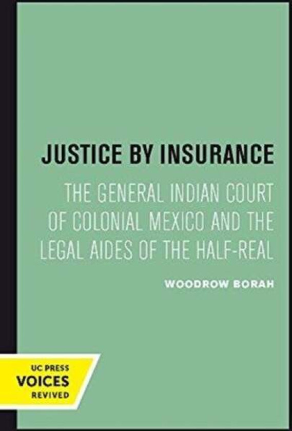 Justice by Insurance av Woodrow Borah