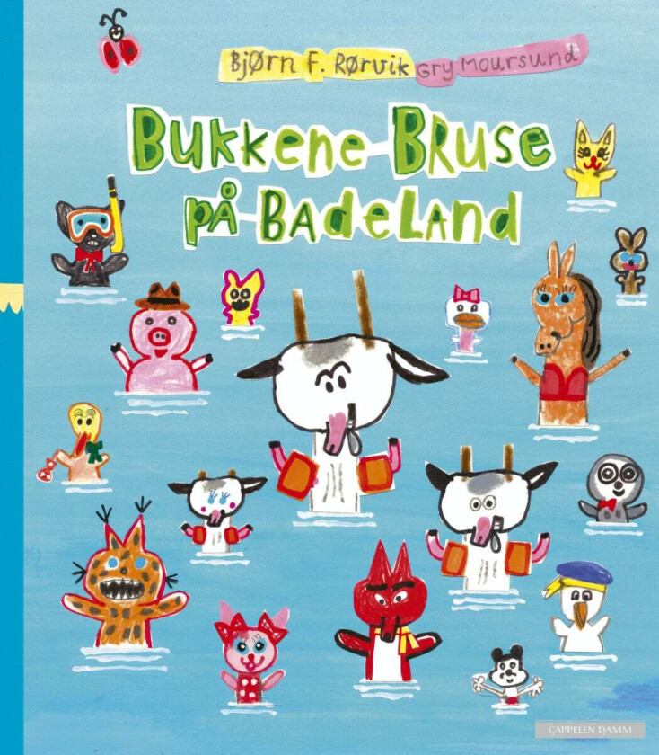 Bukkene Bruse på badeland av Bjørn F. Rørvik