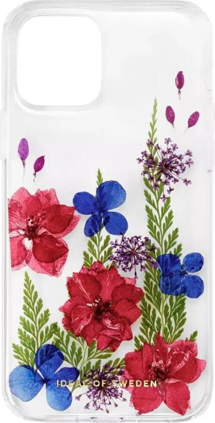 iPhone 12 / 12 Pro iDeal Of Sweden Clear Deksel - Autumn Bloom