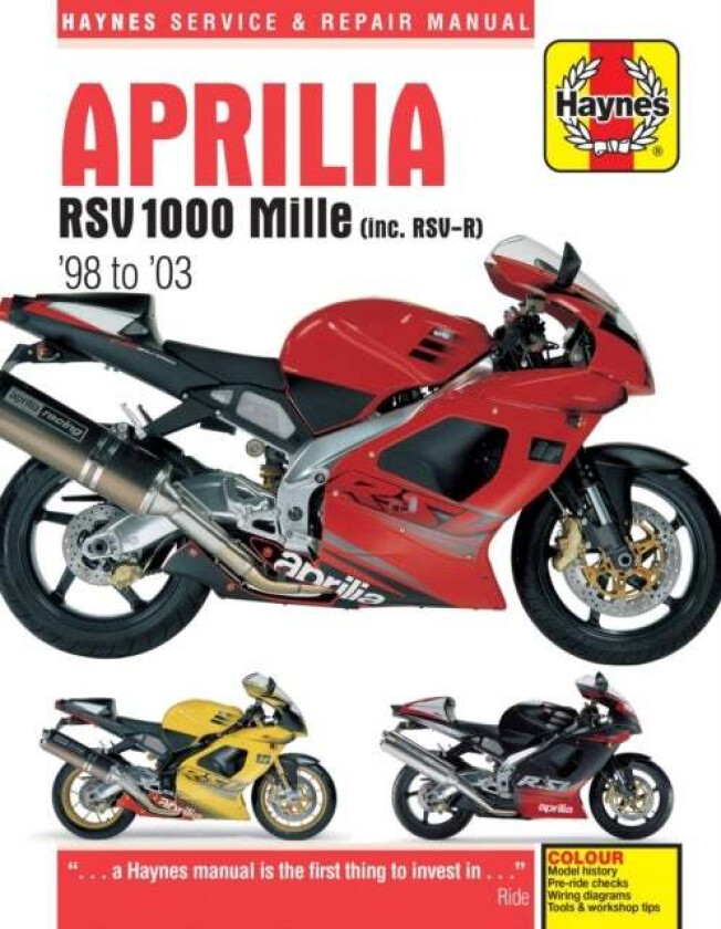 Aprilia RSV 1000 Mille (98 -03) av Haynes Publishing