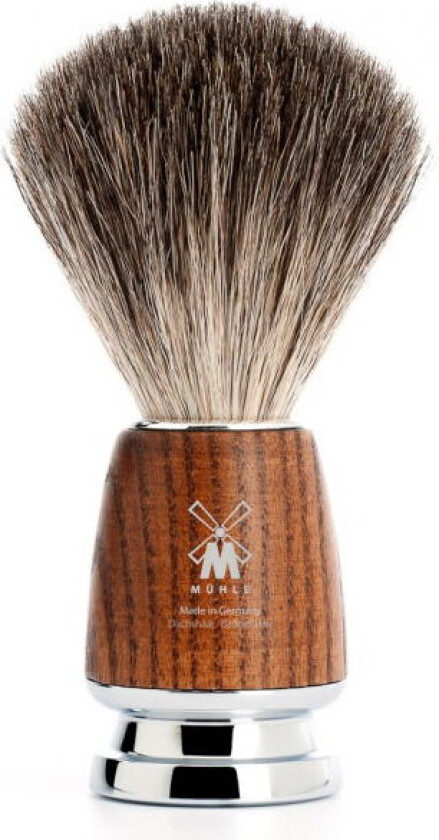 Mühle Rytmo Shaving Brush Ash Steamed Pure Badger