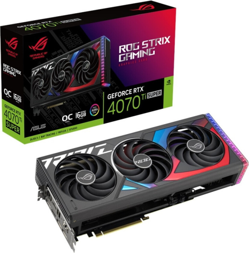 Asus Geforce Rtx 4070 Ti Super Oc Rog Strix 16gb