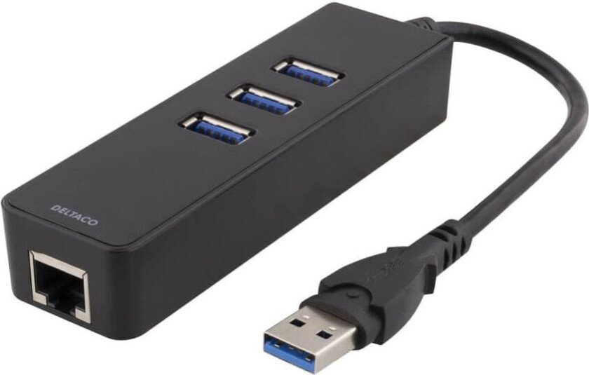 Usb 3.0 Nettverksadapter & Usb Hub 1000mbps