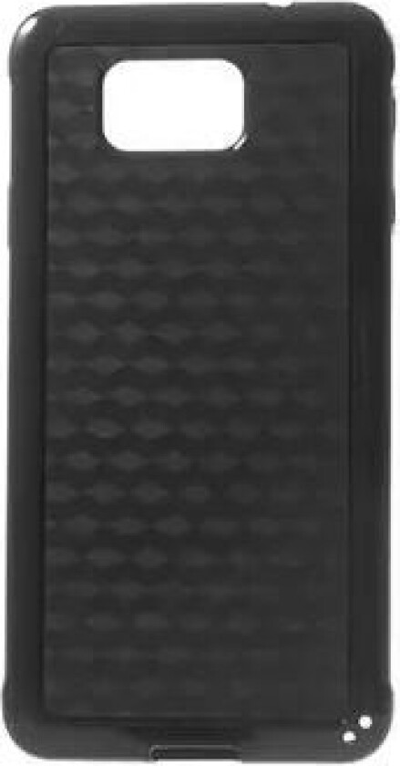 Samsung Galaxy Alpha Bumper + Fleksibelt Deksel Svart